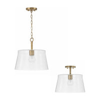 Baker 1-Light Convertible Pendant