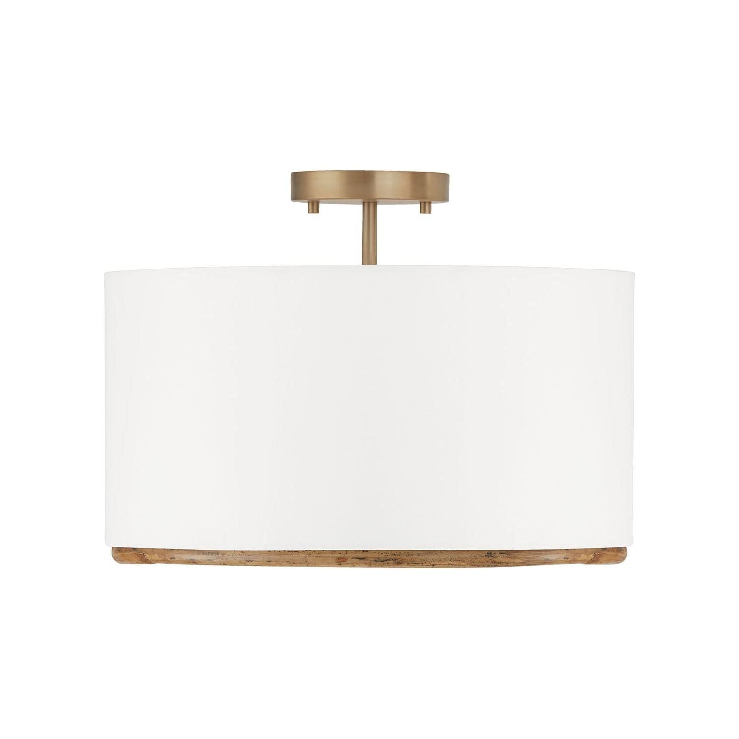 Soleil 3-Light Semi Flush Mount