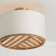 Soleil 3-Light Semi Flush Mount