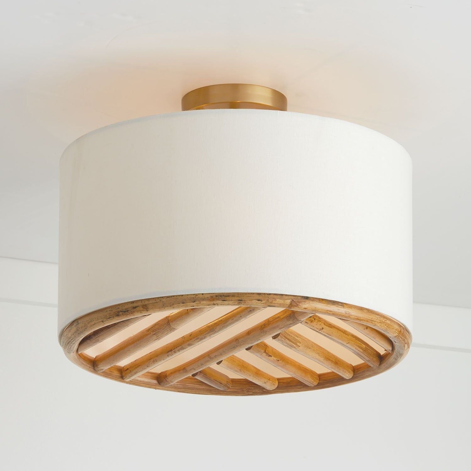 Soleil 3-Light Semi Flush Mount