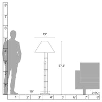 Metra Double Floor Lamp