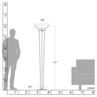 Taper Torchiere