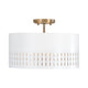 Dash 3-Light Semi Flush Mount