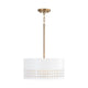 Dash 3-Light Semi Flush Mount