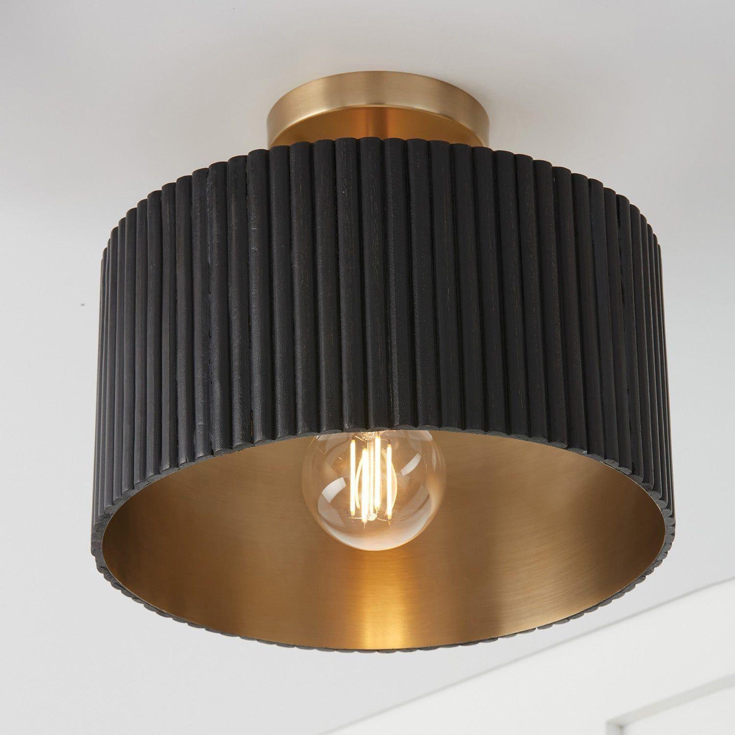 Donovan 1-Light Semi Flush Mount