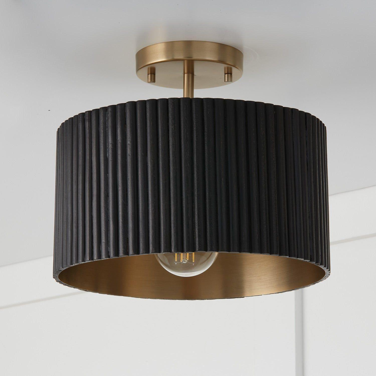 Donovan 1-Light Semi Flush Mount