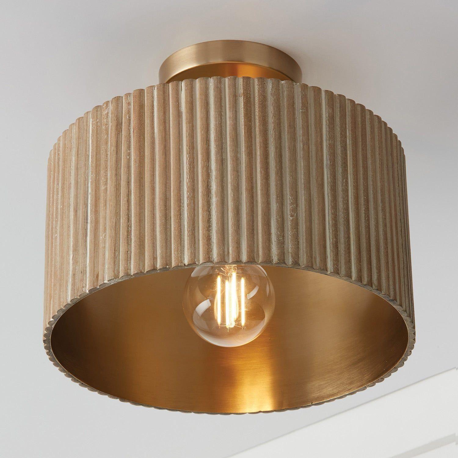 Donovan 1-Light Semi Flush Mount