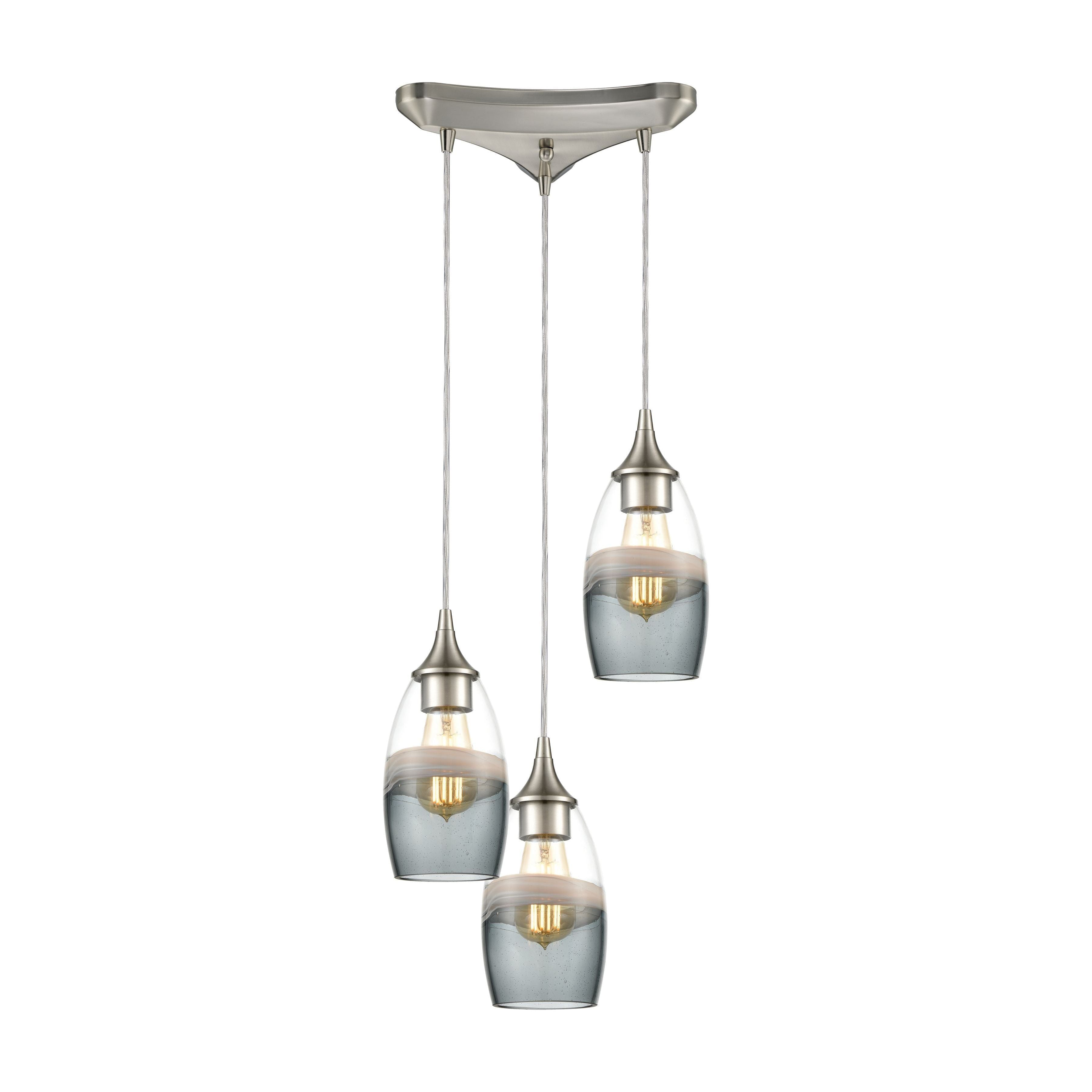 Sutter Creek 12" Wide 3-Light Pendant