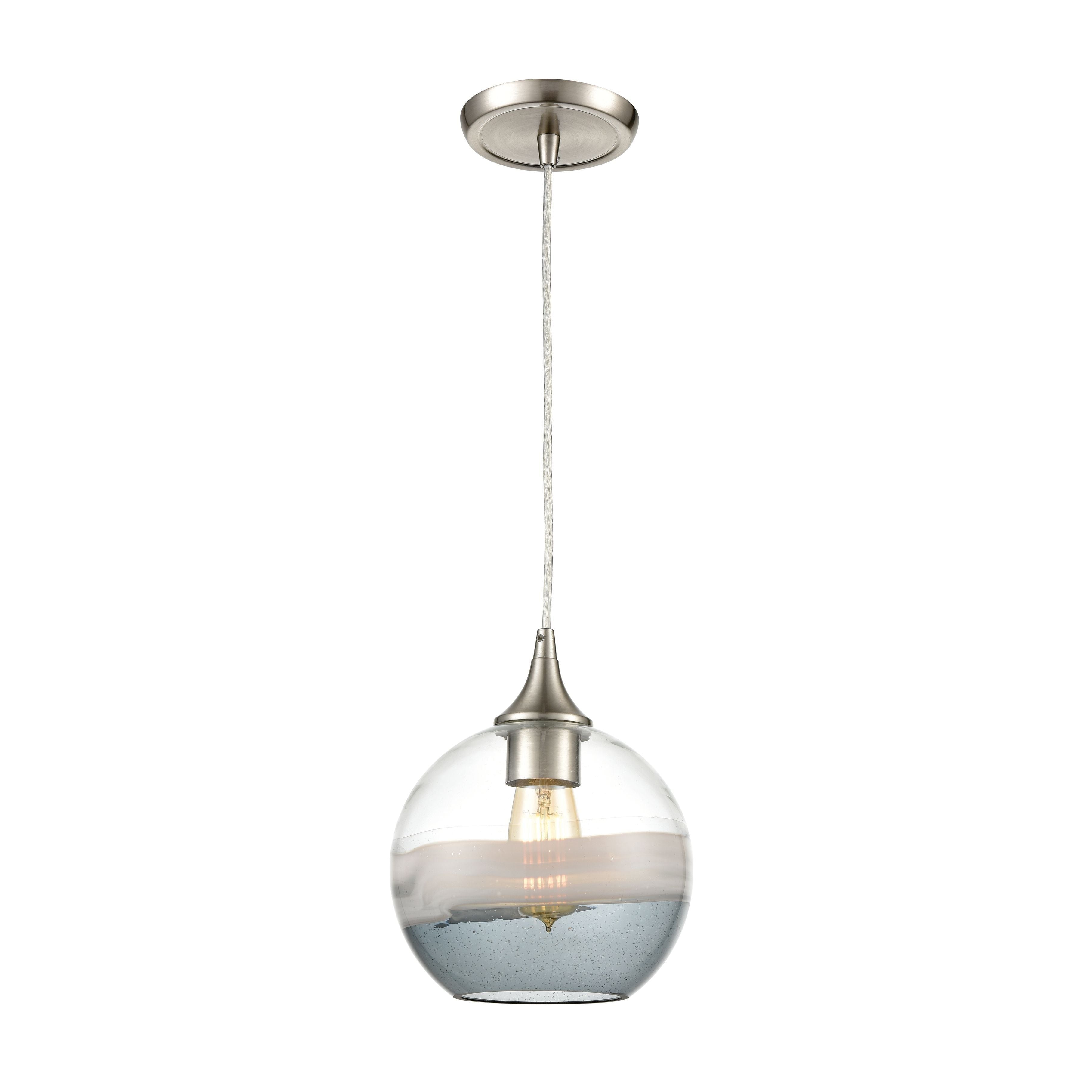 Sutter Creek 8" Wide 1-Light Pendant