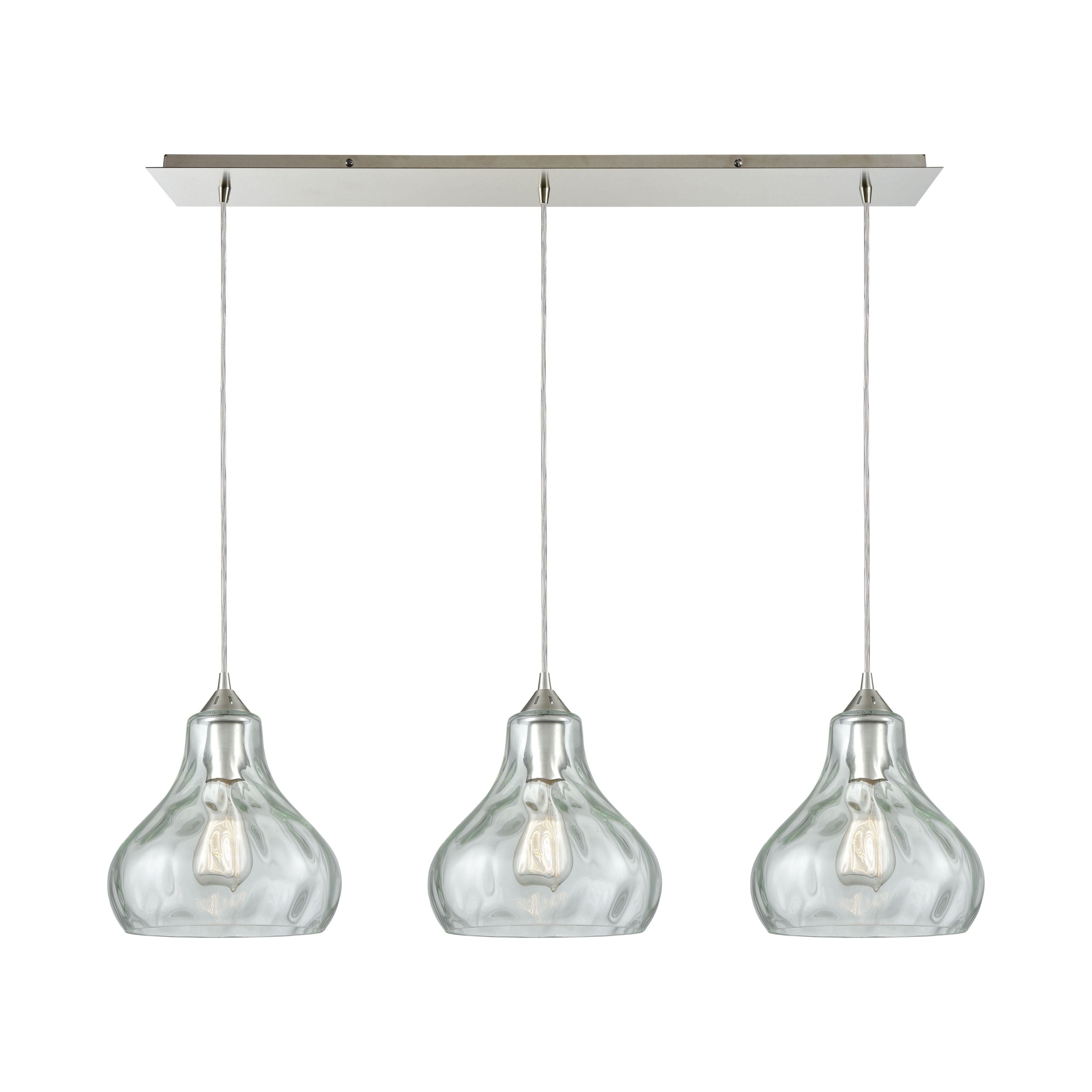 Belmont 36" Wide 3-Light Pendant