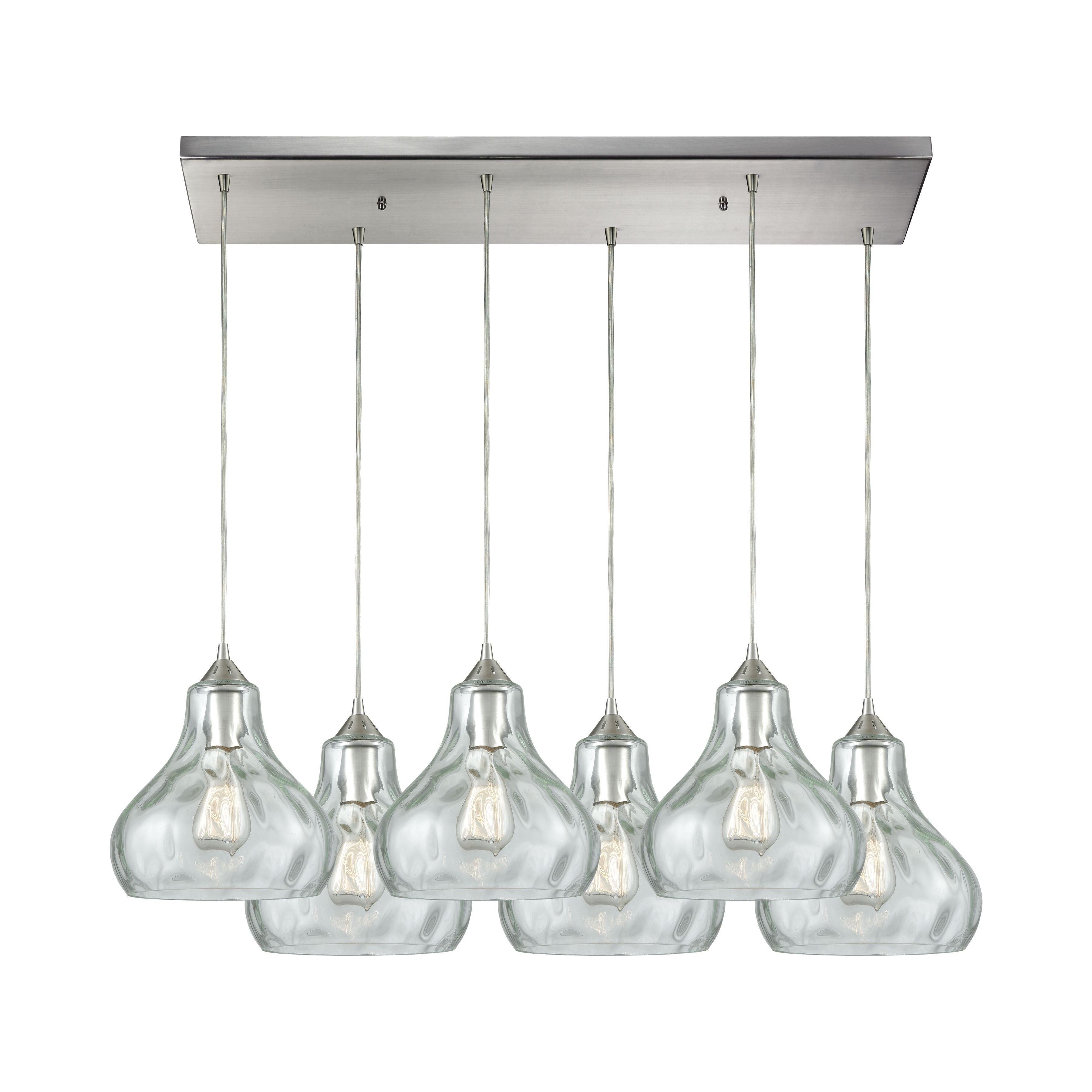 Belmont 32" Wide 6-Light Pendant