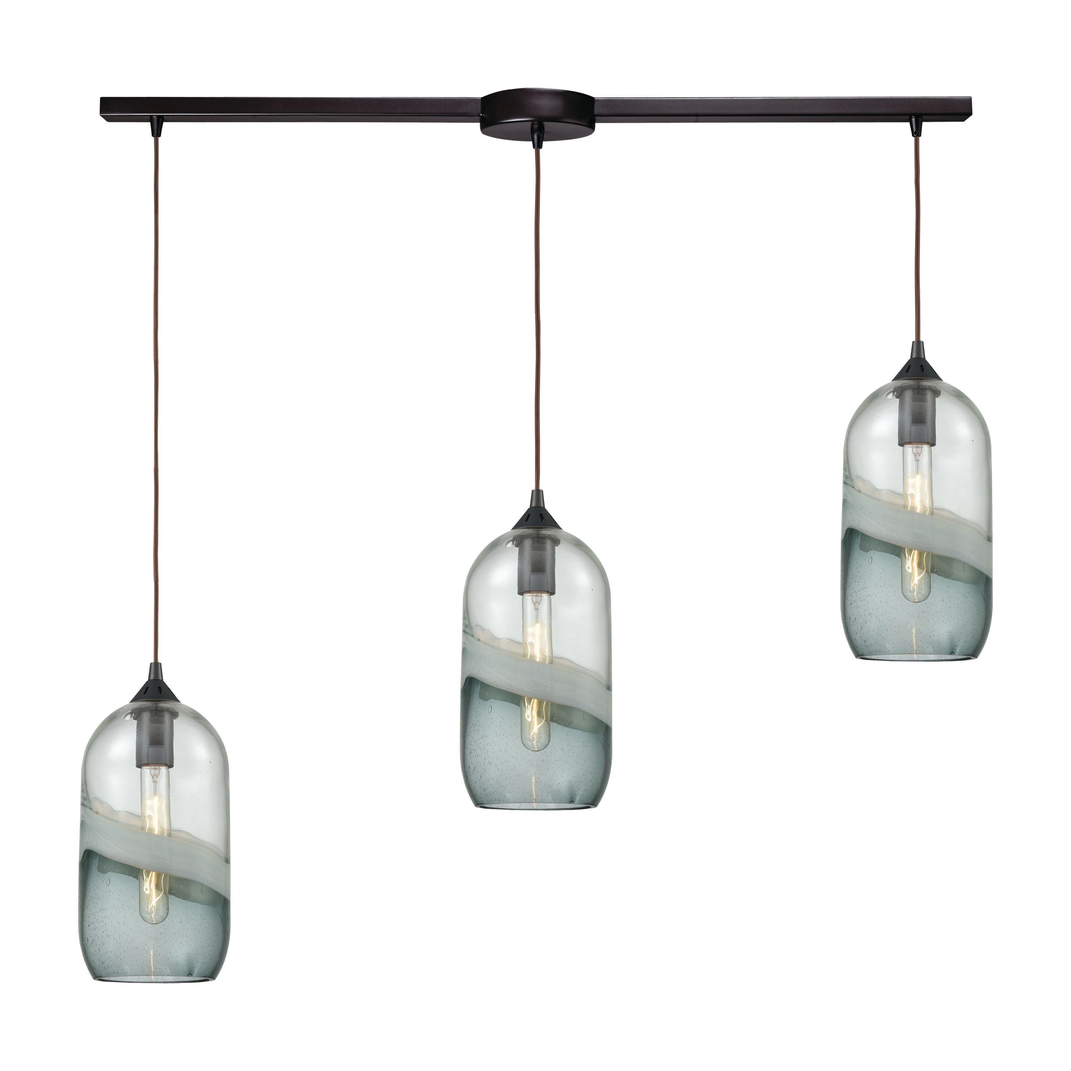 Sutter Creek 38" Wide 3-Light Pendant