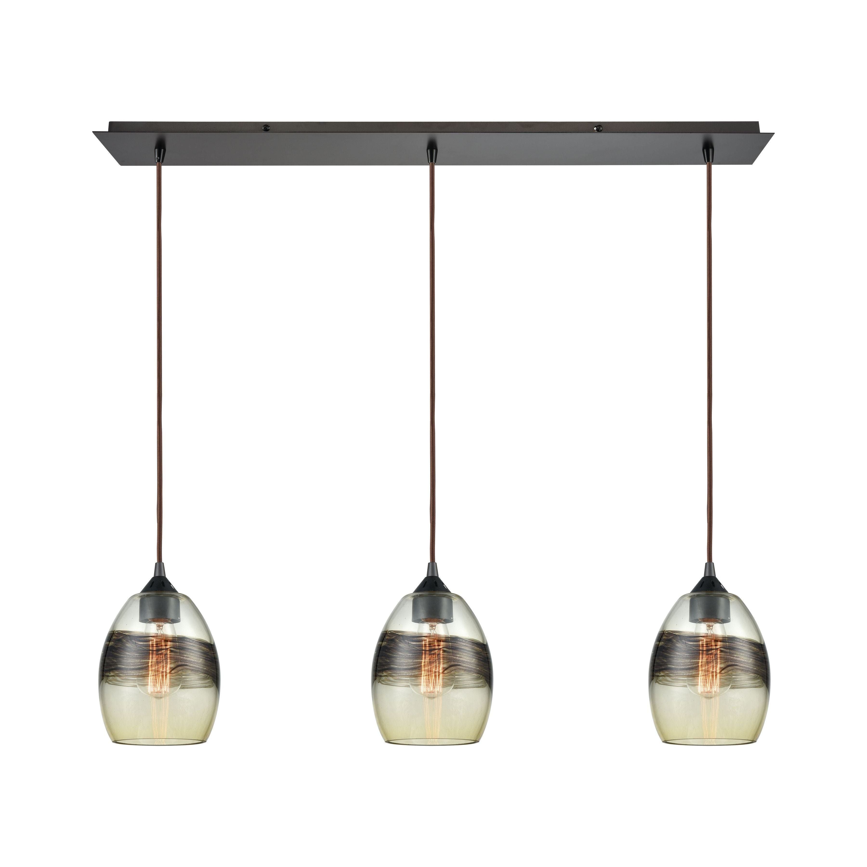 Whisp 36" Wide 3-Light Multi Pendant