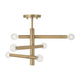 Zane 6-Light Semi Flush Mount