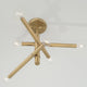 Zane 6-Light Semi Flush Mount