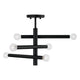 Zane 6-Light Semi Flush Mount