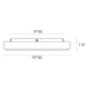 Dazzle 10" Square LED Surface Mount