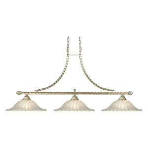 Bianco 54" Wide 3-Light Linear Chandelier