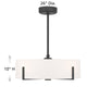 Mansell 4-Light Fan D'Lier