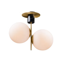 Vesper 2-Light Semi-Flush