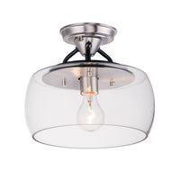 Goblet 1-Light Semi Flush Mount