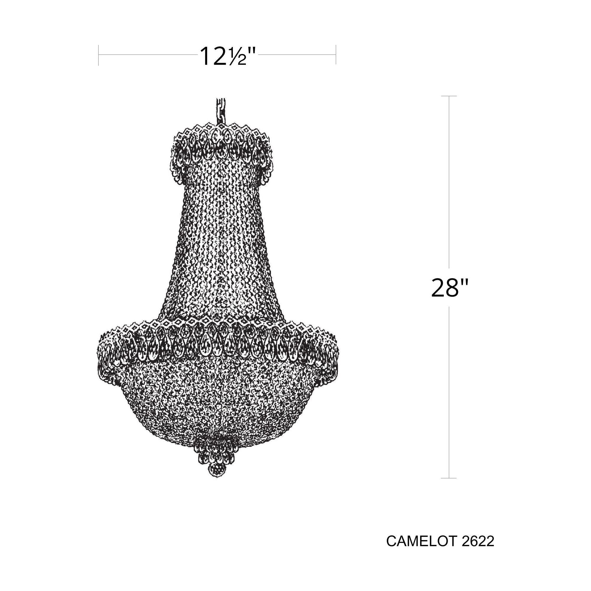 Camelot 12-Light Chandelier