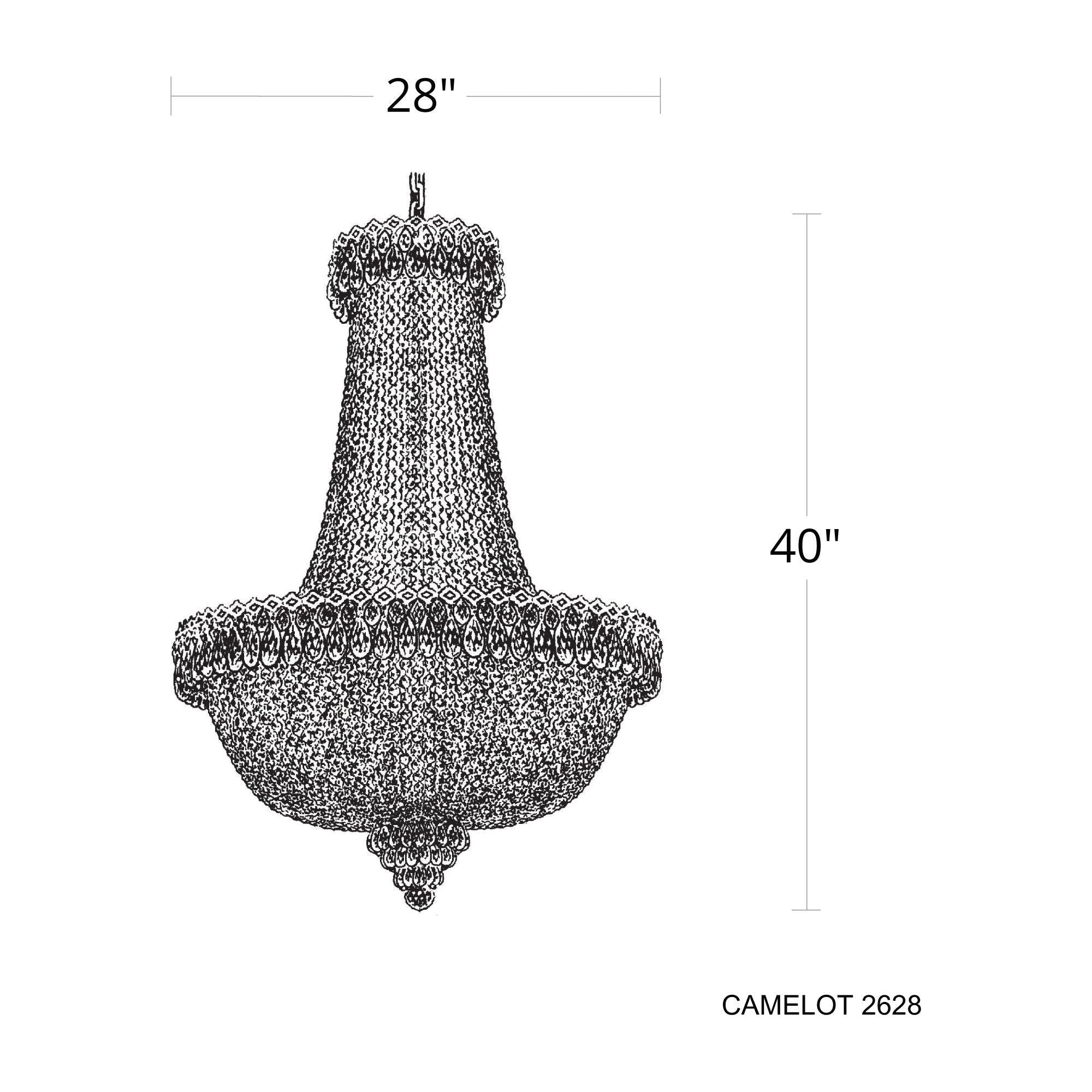 Camelot 31-Light Chandelier