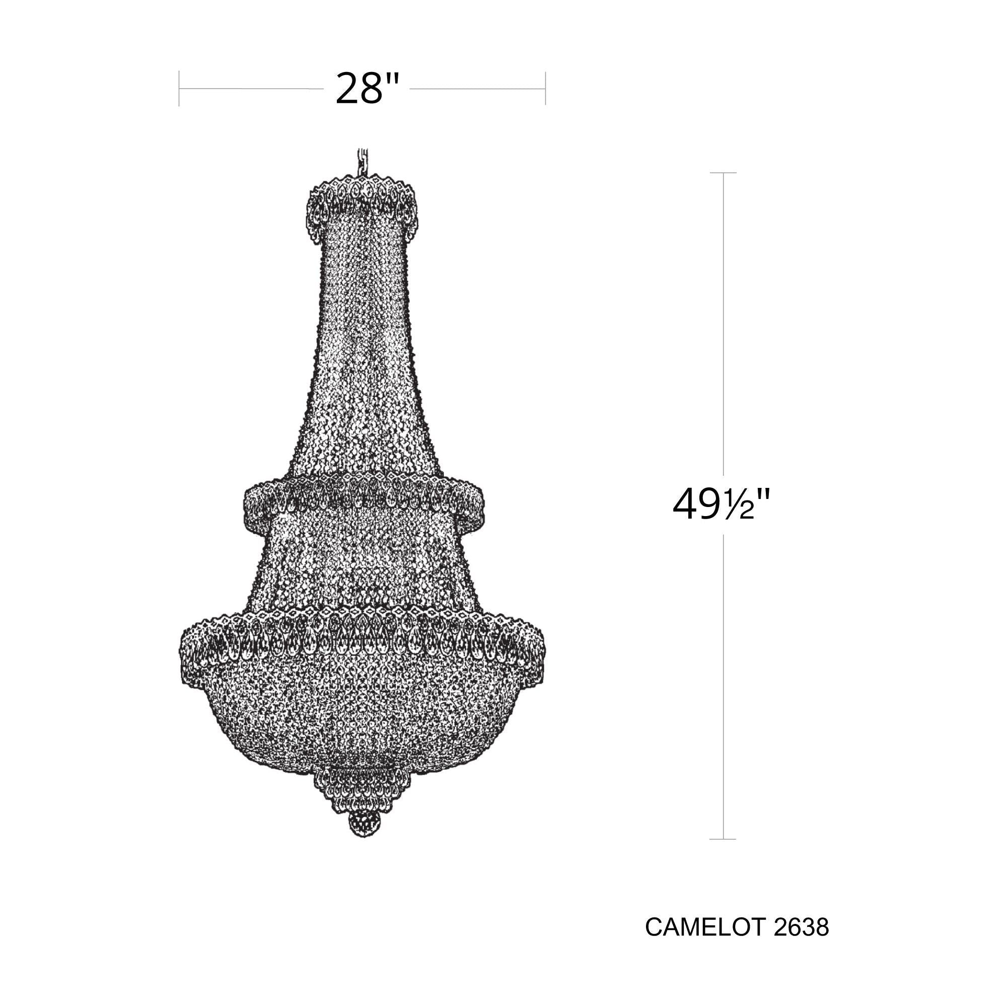 Camelot 41-Light Chandelier