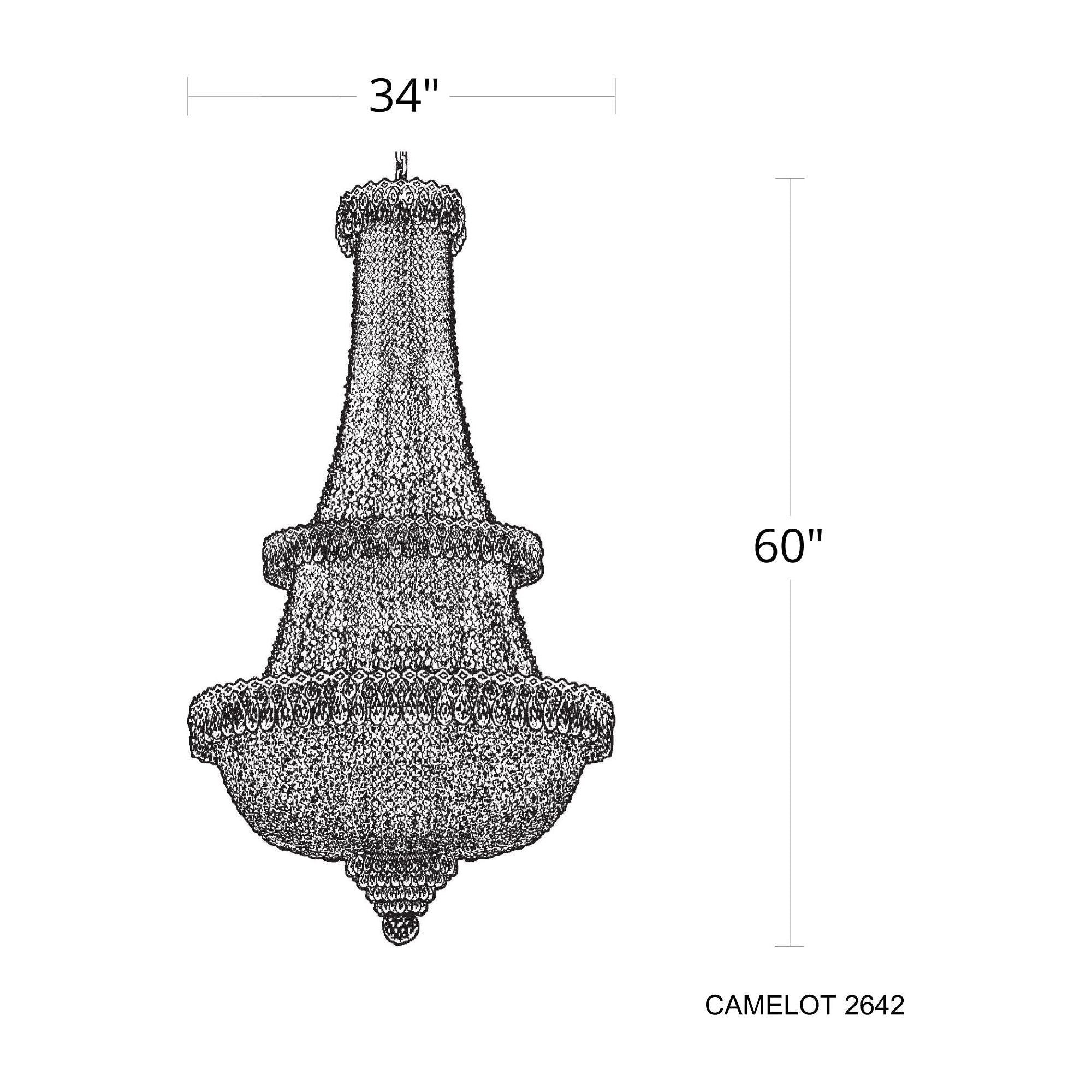 Camelot 57-Light Chandelier