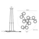 Light Guide Ring 9-Light LED Pendant
