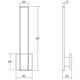 Planes LED Sconce