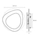 Abstract Panels Small 2-Plate LED Sconce