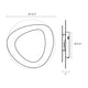 Abstract Panels Large 2-Plate LED Sconce