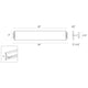 Aileron 24" LED Sconce