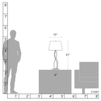 Almost Infinity Tall Table Lamp