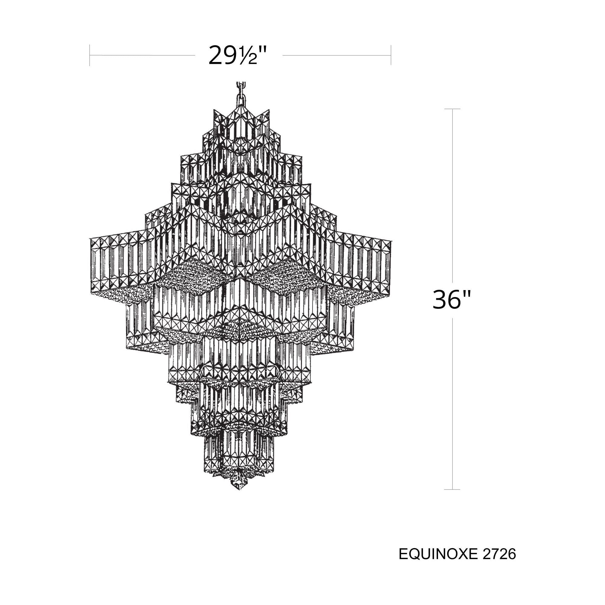 Equinoxe 45-Light Chandelier