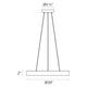 Pi 20" LED Pendant (with 20' Cord)