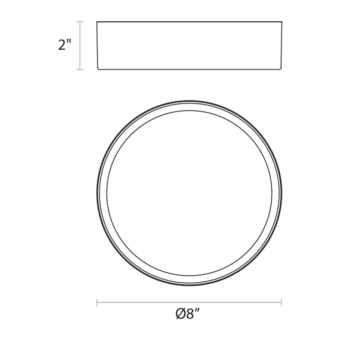 Pi 8" LED Surface Mount