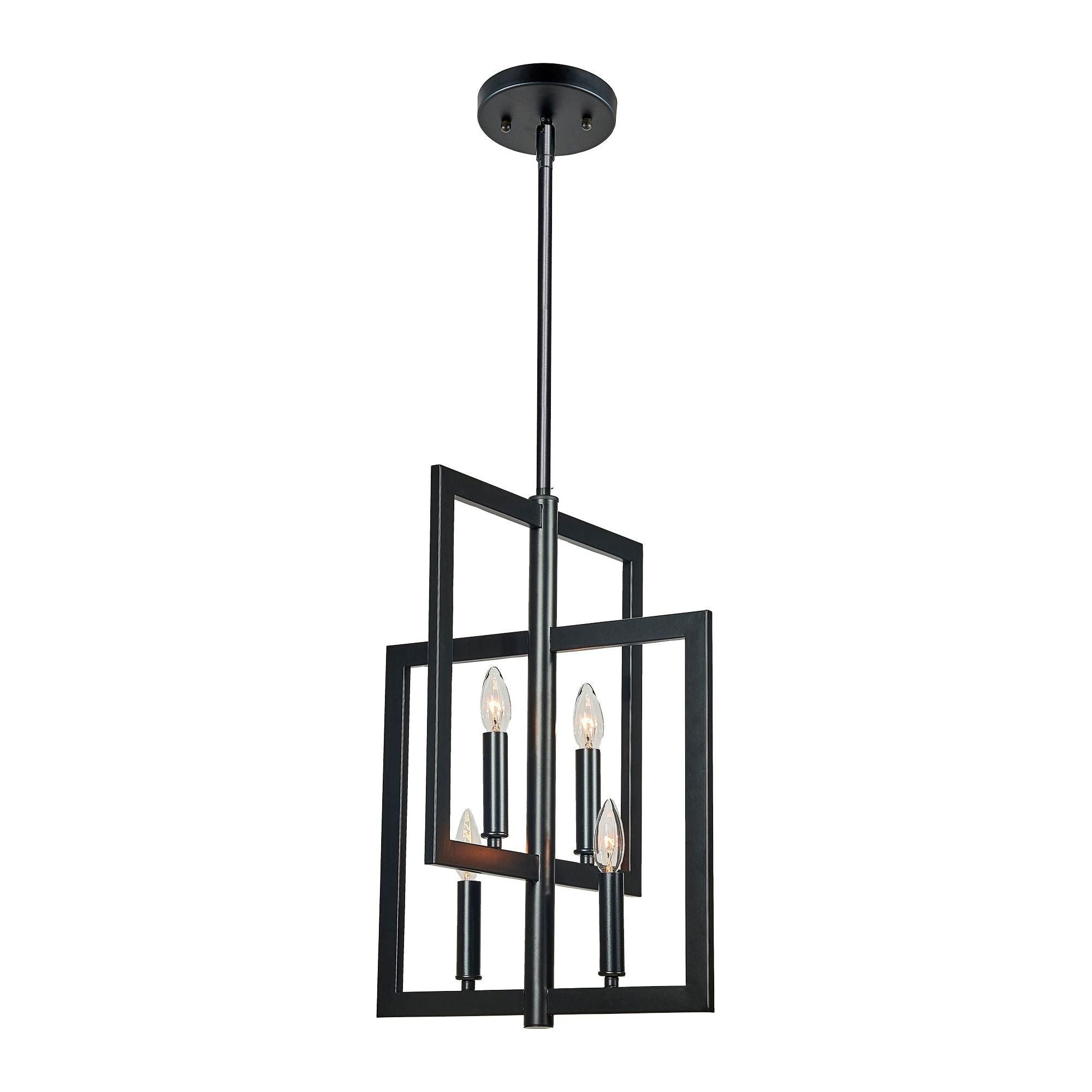 Carbon 4-Light Pendant