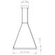 Stix 19" Square LED Pendant (with 20' Cord)