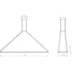 Stix Rectangle 47" x 9" LED Pendant