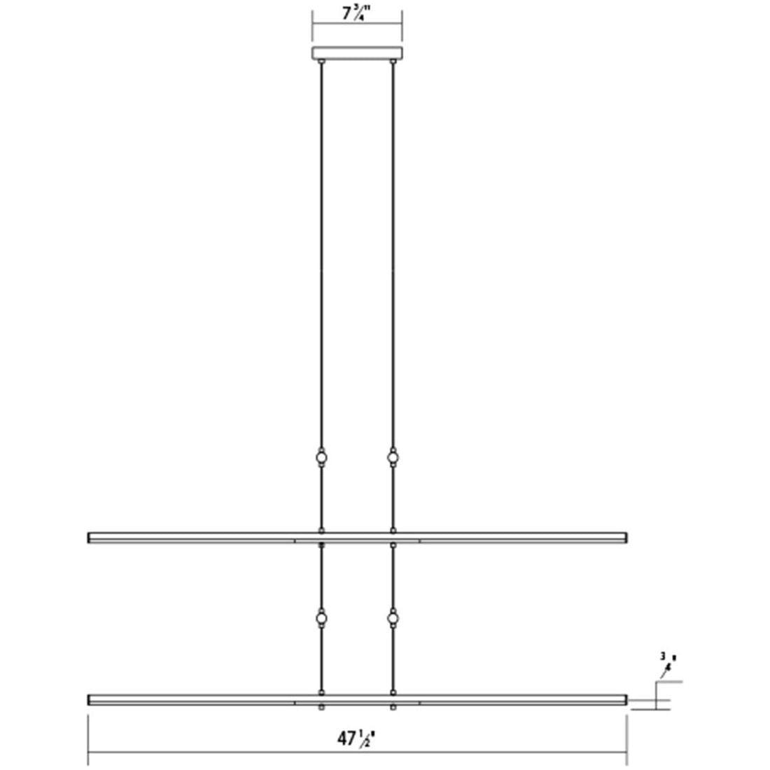 Tik-Tak Stack 4-Tier LED Pendant