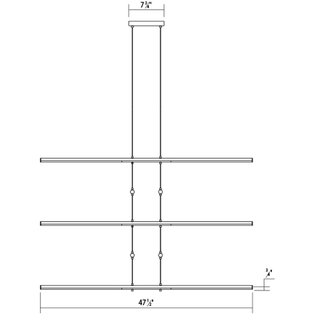 Tik-Tak Stack 5-Tier LED Pendant