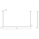 Thin-Line 6' Two-Sided LED Pendant