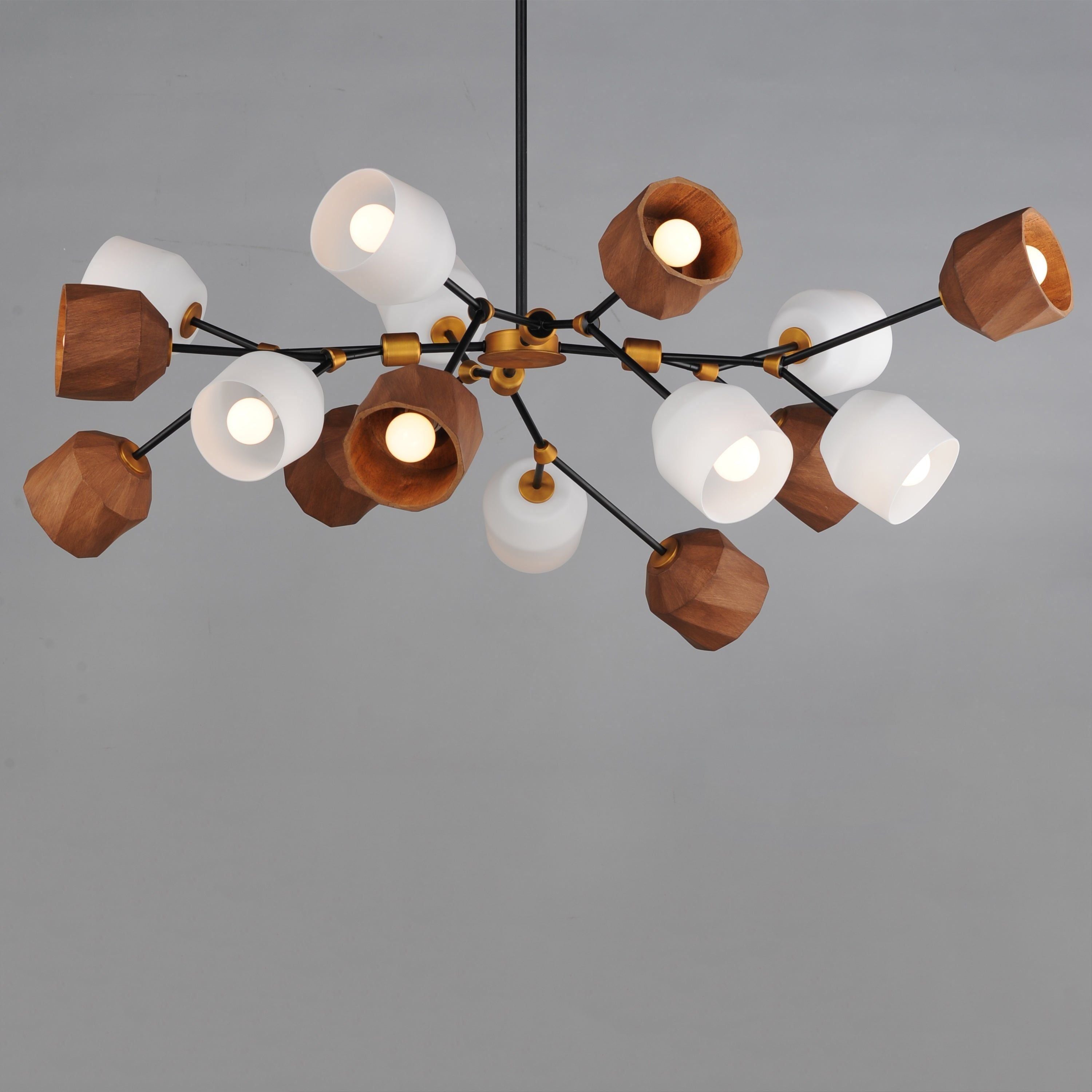 Akimbo 16-Light Pendant with LED Bulbs