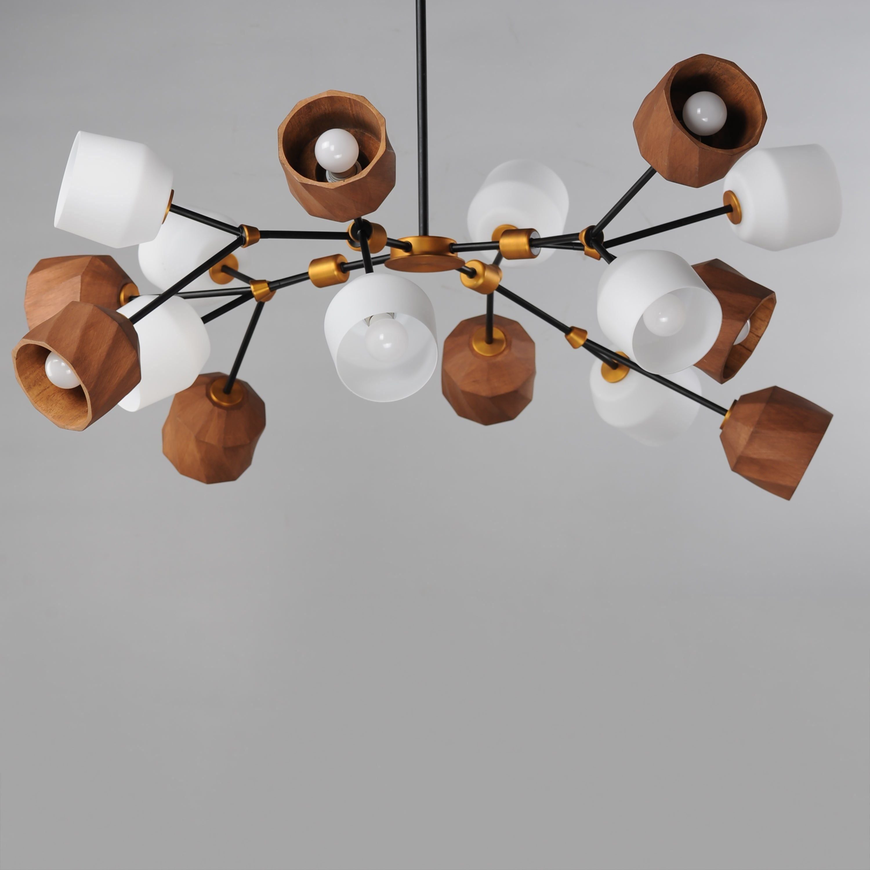 Akimbo 16-Light Pendant with LED Bulbs