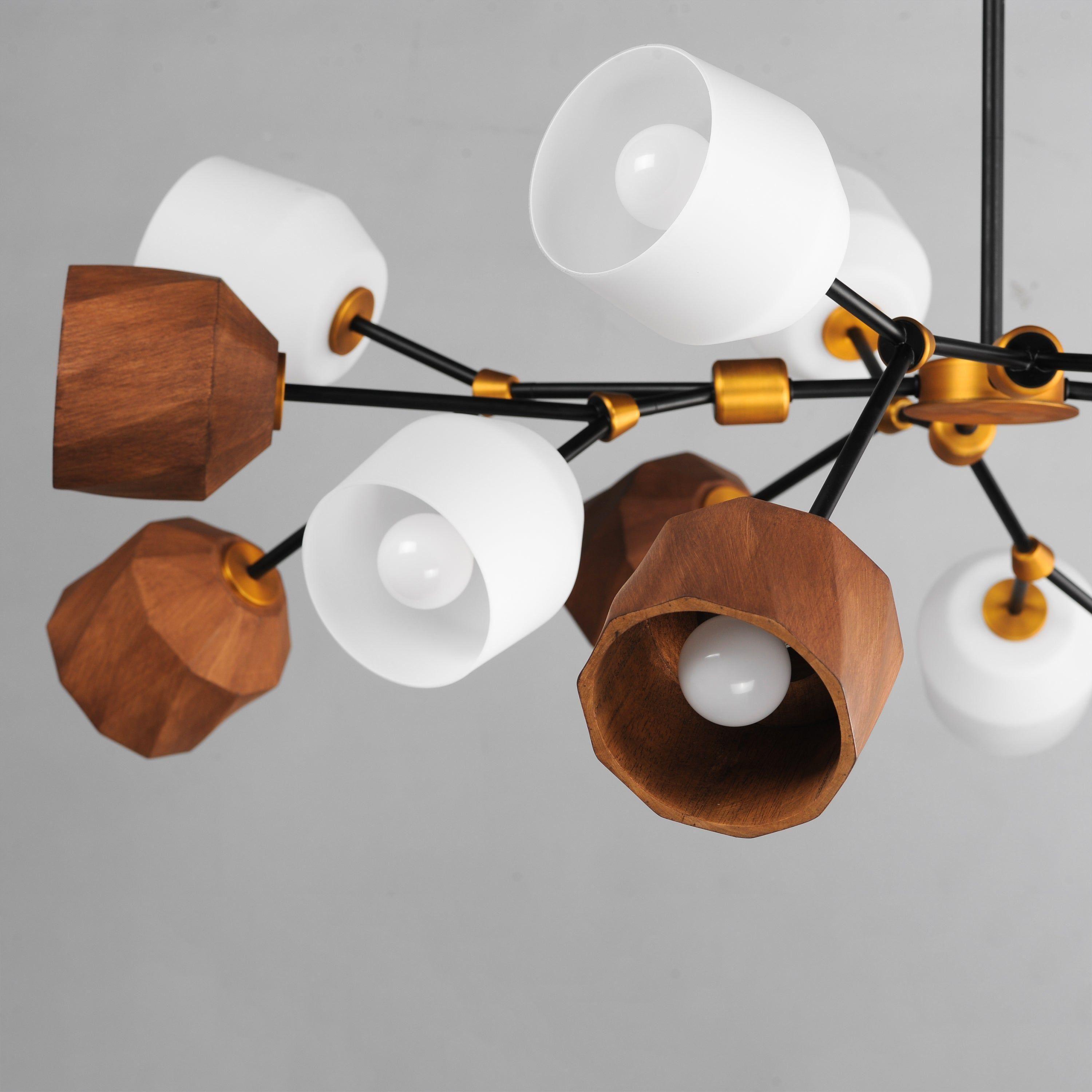 Akimbo 16-Light Pendant with LED Bulbs