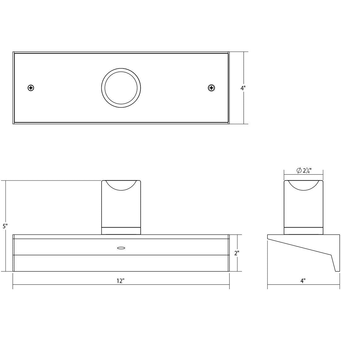 Votives 1' LED Wall Bar (3H x 2D Glass)