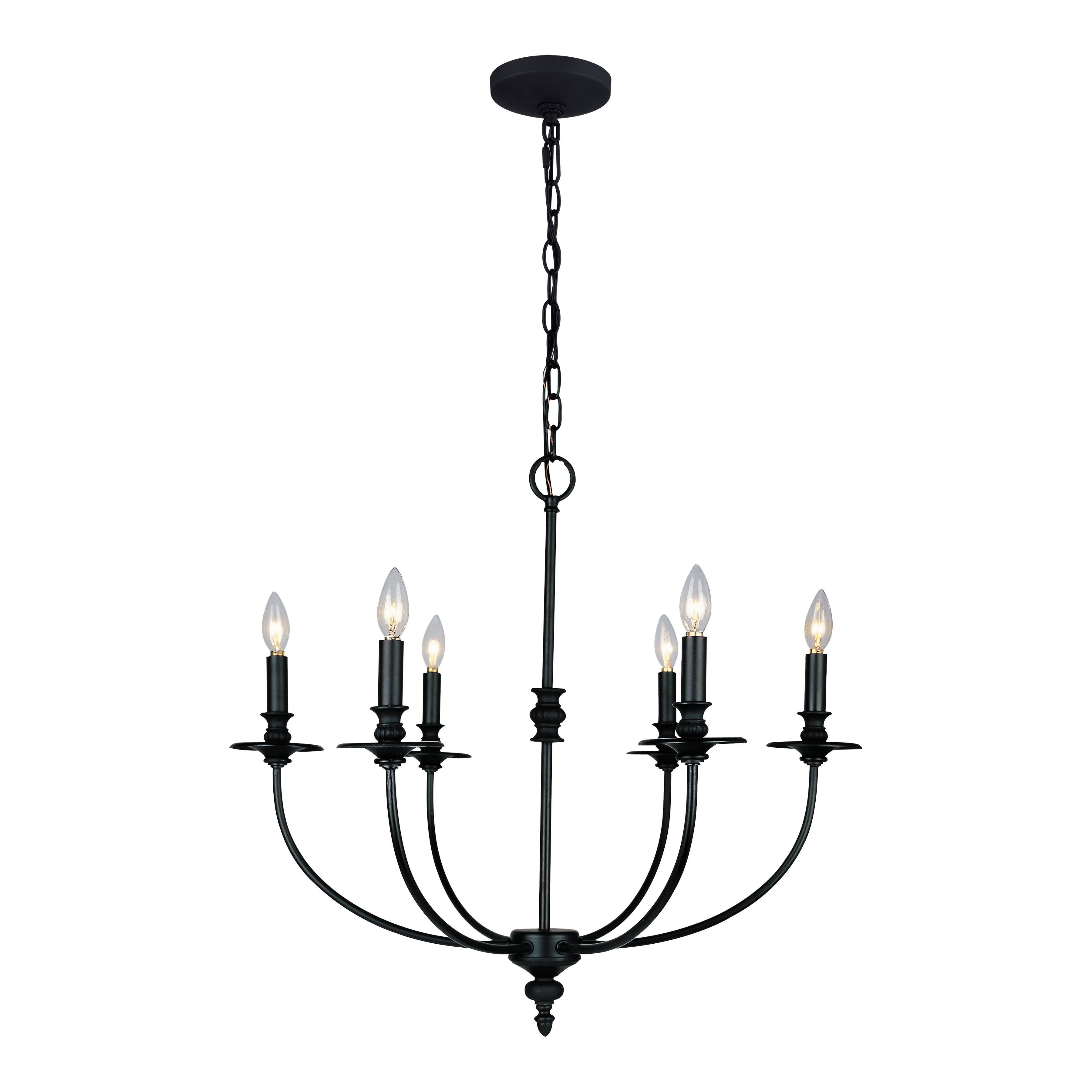 Hartford 25" Wide 6-Light Chandelier