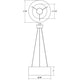 Tromme 18" LED Pendant